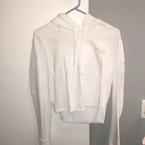 victoria secret pink cropped sweater